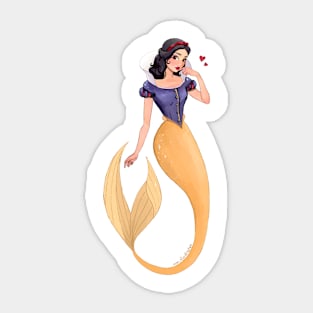 Medieval Mermaid Sticker